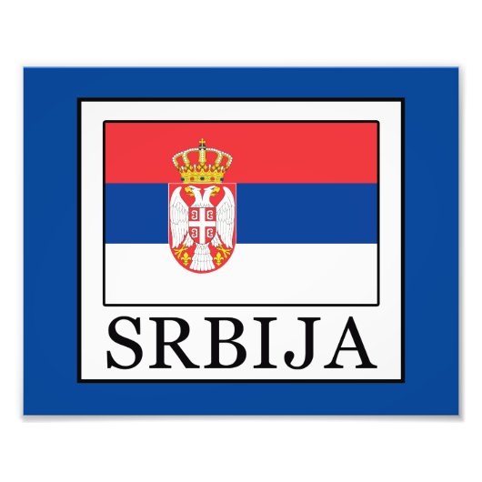Srbija Foto Afdruk (Voorkant)