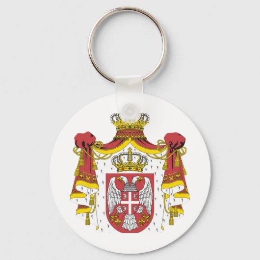 Srbija Grb / Servische wapenstilstand Sleutelhanger (Voorkant)
