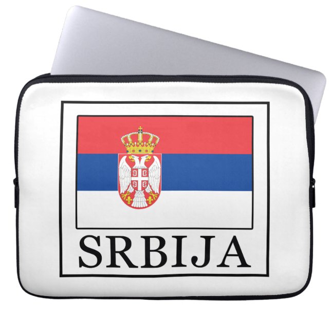 Srbija Laptop Sleeve (Voorkant)