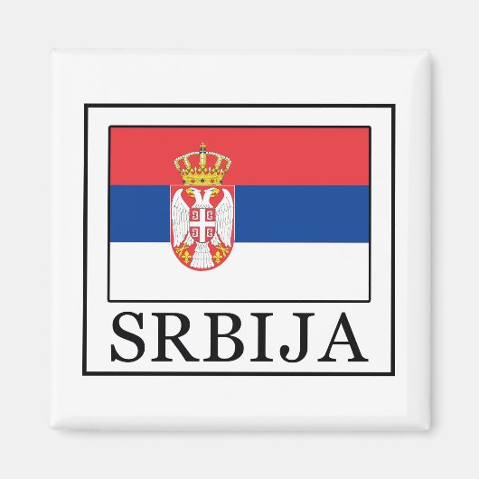 Srbija Magneet (Voorkant)