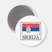 Srbija Magneet (Voorkant / Achterkant)