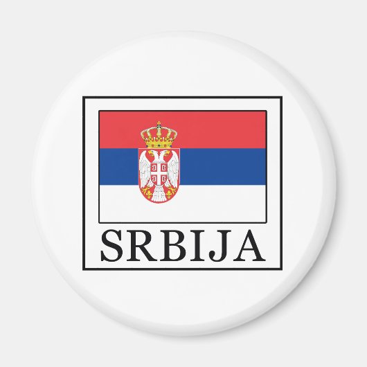 Srbija Magneet (Voorkant)