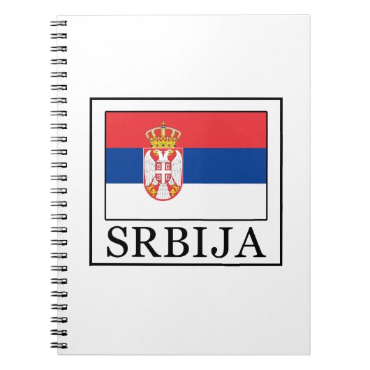 Srbija Notitieboek (Voorkant)