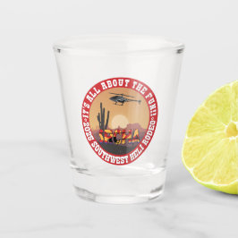 SRCHA 2025 Southwest Heli Rodeo Shot Glass Glas