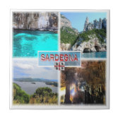 SRD003 SARDINIË, Mozaïek, Italië, Koelkast Tegeltje (Voorkant)