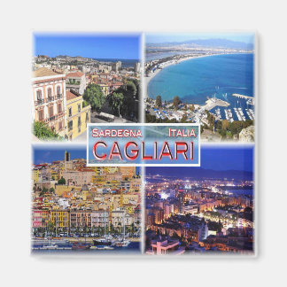 SRD005 CAGLIARI, Sardinië, Mozaïek, Koelkast Magneet