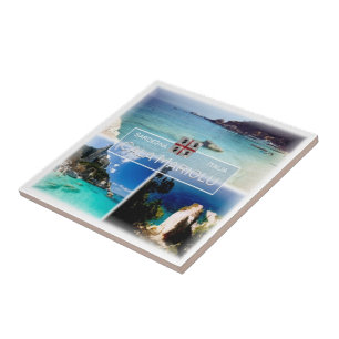 SRD035 CALA MARIOLU, Mozaïek, Sardinië, Tegeltje