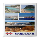 SRD042 SARDINIË, Mozaïek, Italië, Tegeltje (Voorkant)