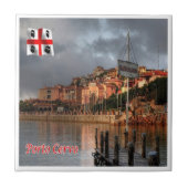 SRD052 PORTO CERVO, Sardinië, Italië, Tegeltje (Voorkant)