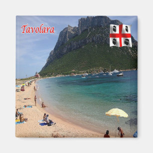 SRD058 OLBIA, Tavolara, Sardinië, Koelkast Magneet