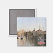 SRD067 ALGHERO, Panorama, Sardinië, Koelkast Magneet (Voorkant / Achterkant)