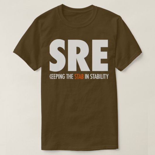SRE De Stab in stabiliteit houden T-shirt (Design voorkant)