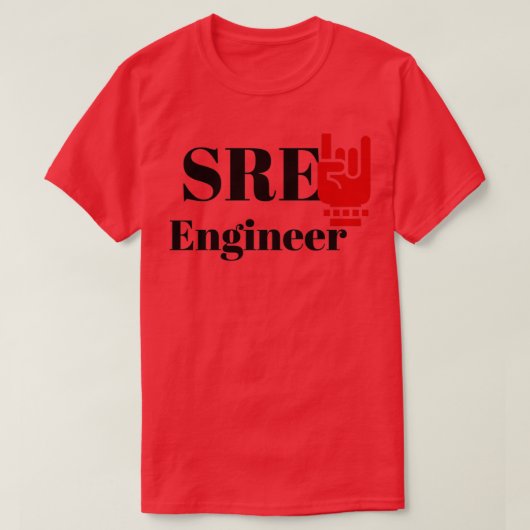 SRE Engineer T-shirt (Design voorkant)