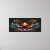 Sreasure of Night Fractal Art Wrapped Canvas Print (Voorkant)