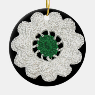 Srebrenica cvijet keramisch ornament