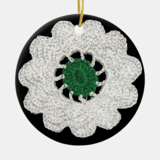 Srebrenica cvijet keramisch ornament (Voorkant)