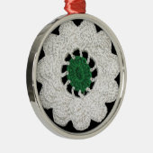 Srebrenica cvijet metalen ornament (Rechts)