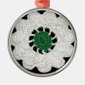 Srebrenica cvijet metalen ornament