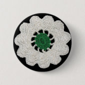 Srebrenica cvijet ronde button 5,7 cm (Voorkant)