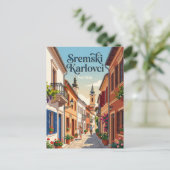 Sremski Karlovci Steeg Servië Briefkaart (Staand voorkant)