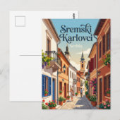 Sremski Karlovci Steeg Servië Briefkaart (Voorkant / Achterkant)