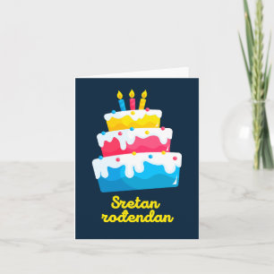 Sretan rođendan, Kroatisch Happy Birthday Kaart