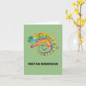 Sretan rođendan, Kroatisch Happy Birthday Kaart (Gele Bloem)