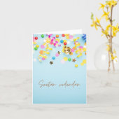 Sretan rođendan, Kroatisch Happy Birthday Kaart (Gele Bloem)