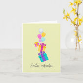 Sretan rođendan, Kroatisch Happy Birthday Kaart (Gele Bloem)