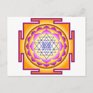 Sri Chakra Goddess Shri Lalitha Tripura Sundari Briefkaart