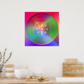 Sri Chakra Yantra Poster (Keuken)