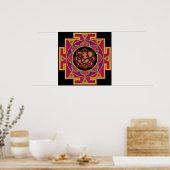 Sri Ganesh Yantra Poster (Keuken)
