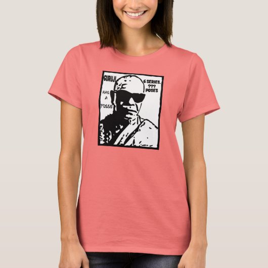 Sri K. Pattabhi Jois Dames Shirt, Opaque Bkgd T-shirt (Voorkant)