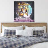 SRI KRISHNA - Afgedrukt Canvas Afdruk (Insitu (Slaapkamer))