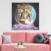 SRI KRISHNA - Afgedrukt Canvas Afdruk (Insitu (Woonkamer))