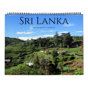 Sri Lanka 2027 groot formaat Kalender