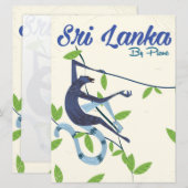 Sri lanka aap  vakantie poster (Voorkant / Achterkant)