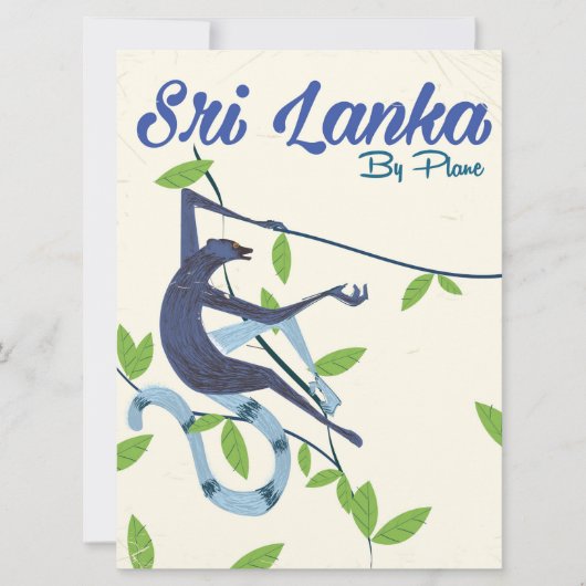 Sri lanka aap  vakantie poster (Voorkant)