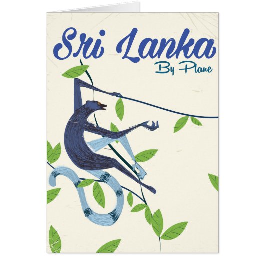Sri lanka aap  vakantie poster (Voorkant)