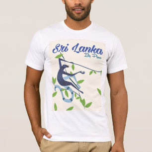 Sri lanka aap  vakantie poster t-shirt