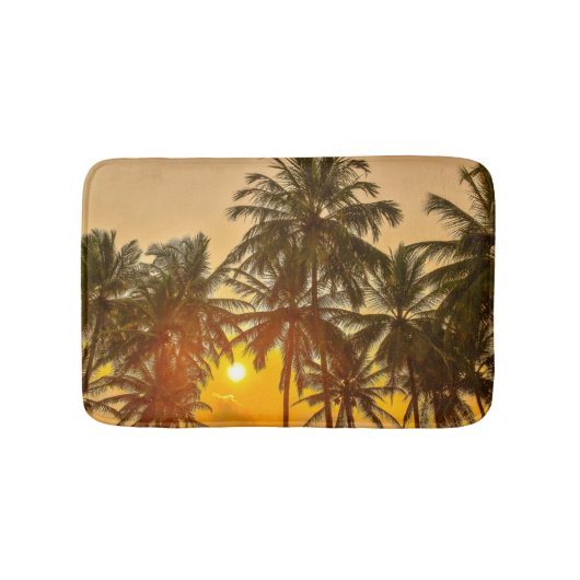 Sri Lanka Beach Sunset Uitzicht Badmat (Voorkant)