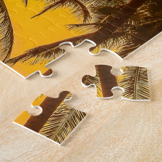 Sri Lanka Beach Sunset Uitzicht Legpuzzel (Zijkant)