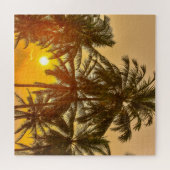 Sri Lanka Beach Sunset Uitzicht Legpuzzel (Horizontaal)