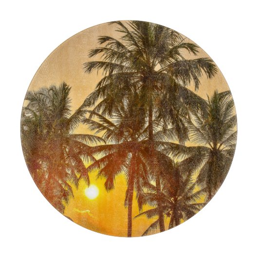 Sri Lanka Beach Sunset Uitzicht Snijplank (Voorkant)