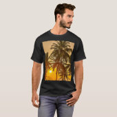 Sri Lanka Beach Sunset Uitzicht T-shirt (Voorkant volledig)