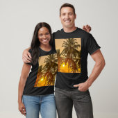 Sri Lanka Beach Sunset Uitzicht T-shirt (Unisex)