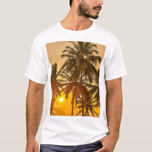 Sri Lanka Beach Sunset Uitzicht T-shirt