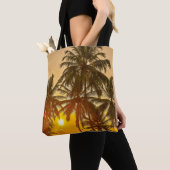 Sri Lanka Beach Sunset Uitzicht Tote Bag (Dichtbij)