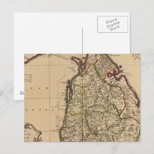 Sri Lanka Briefkaart (Voorkant / Achterkant)