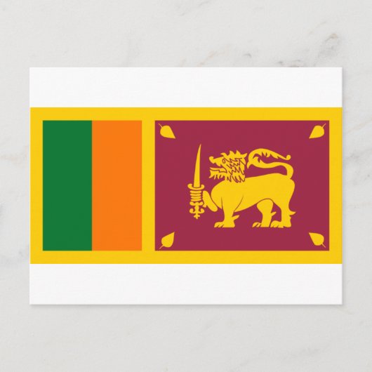 sri lanka briefkaart (Voorkant)